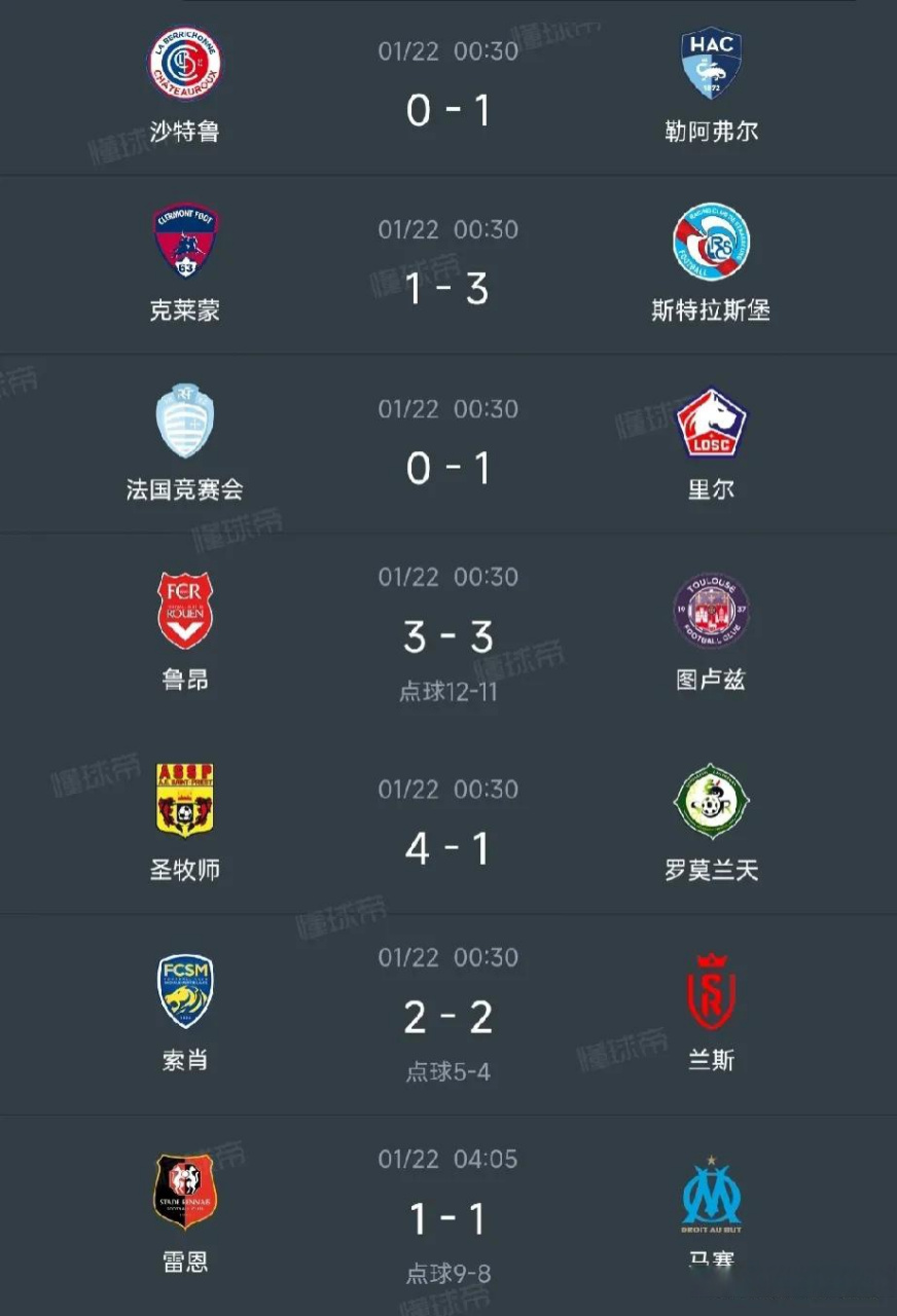 关于兰斯客场不敌南特，未能取得胜利的信息